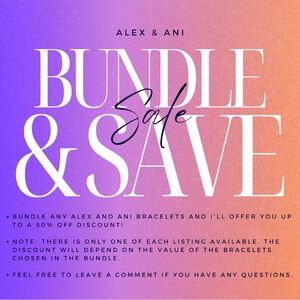 Any Alex and Ani Bracelets and/or Rings - On Sale! - Up to 50% Off Bundles